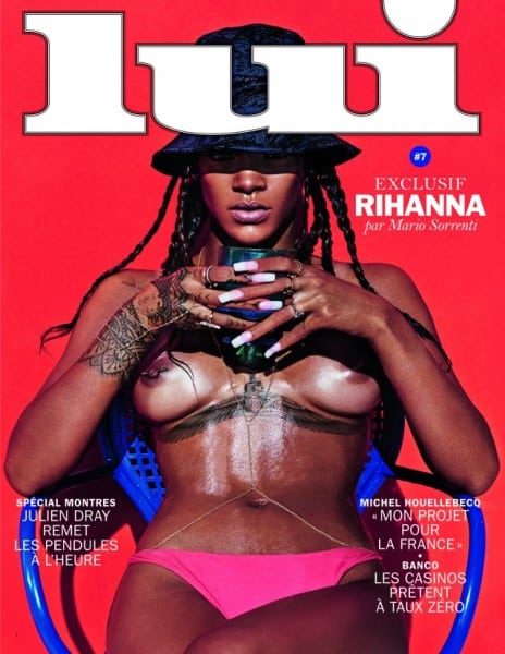 revista rihanna nua fotos