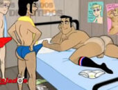 Animação porno gay em desenho